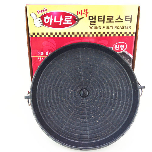 韩国麦饭石便捷户外加厚包邮烤盘