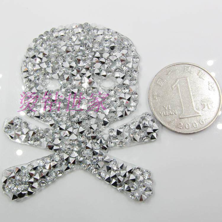 水鑽燙圖  鞋花 骷髅燙圖 T恤燙畫衣服貼鑽圖案 燙畫閃鑽成品燙圖在類目 服飾配件/皮帶/帽子/圍巾, 其他配件中 - 來自Buy2taobao.com提供專業的淘寶代購服務