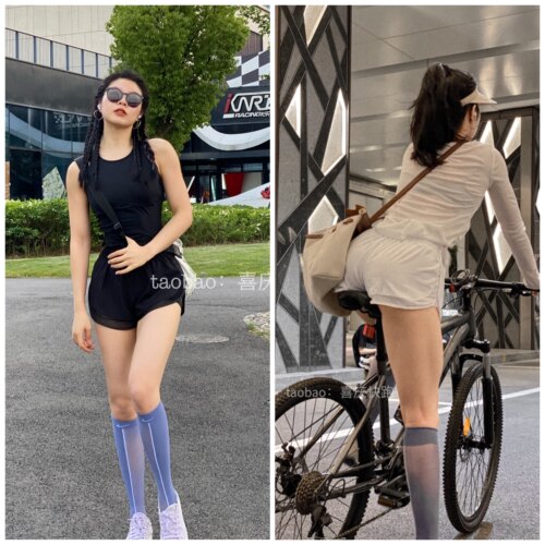运动短裤女防走光跑步速干宽松