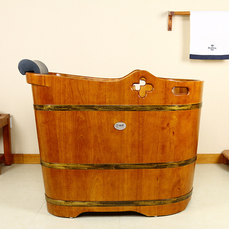 尚田加减扶手木桶成人沐浴桶橡木