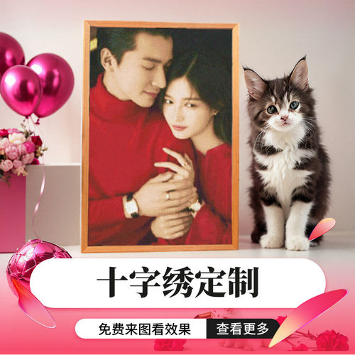 十字绣DIY定制自己线绣家居装饰