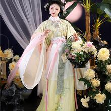 花丛宿 汉服女装秋冬款原创绣花神仙图重工刺绣仕女图