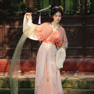 月下纱 华姿仪赏2024年秋季新品宋制仕女图复原汉服女装原创三色