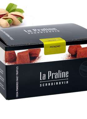 瑞典代购零礼品La Praline开心果甜橙豆蔻薄荷海盐松露巧克力200g