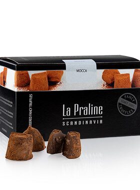 瑞典代购零礼品La Praline蓝莓开心果辣椒海盐摩卡松露巧克力200g