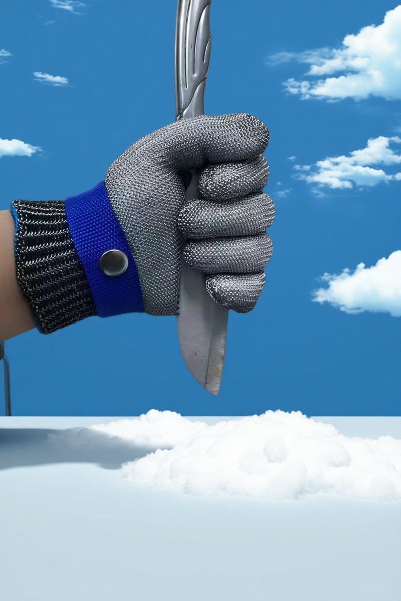 防切割金属手套肉类加工玻璃屠宰刀具劳保手部防护不锈钢钢丝手套