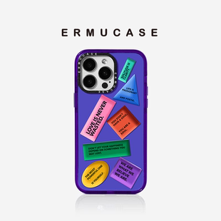 哲理多巴胺 適用于蘋果iPhone15ProMax PHILOSOPHY 14ProMax 13Pro手機殼 DOPAMINE ERMUCASE二木青山原創(chuàng)