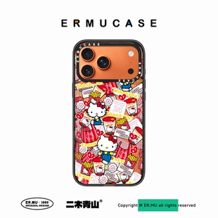 THANK Air 16ProMax15Pro磁吸手机壳 ERMUCASE 17Pro Series YOU凯蒂贴纸适用于苹果iPhone17ProMax