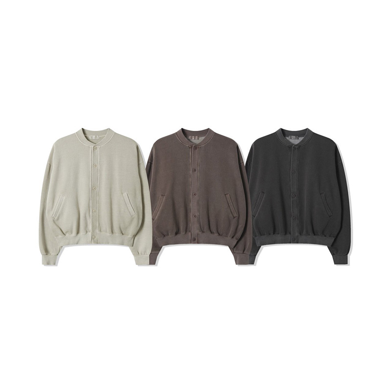 ANAN韩国东大门代购男加绒长袖棉衣纯色休闲百搭时尚保暖冬季外套