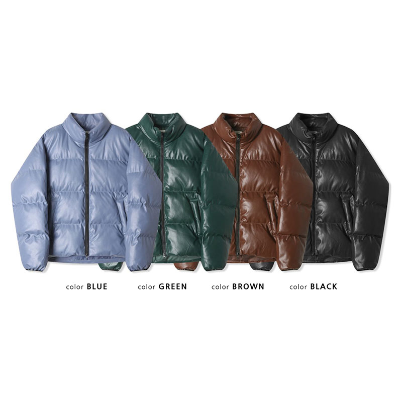 ANAN韩国东大门代购拉链立领长袖宽松休闲棉服夹克面包服保暖外套