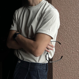 国内现货！代购LAINE高品时尚冷感功能型14色弹力打底短袖T恤衫男