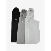 学院风简约百搭休闲连帽拉链背心男外套 时尚 韩国东大门代购 秋季