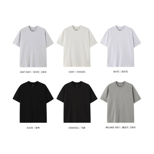 韩国东大门代购LAINE秋冬高品压线压线百搭休闲打底短袖T恤衫男