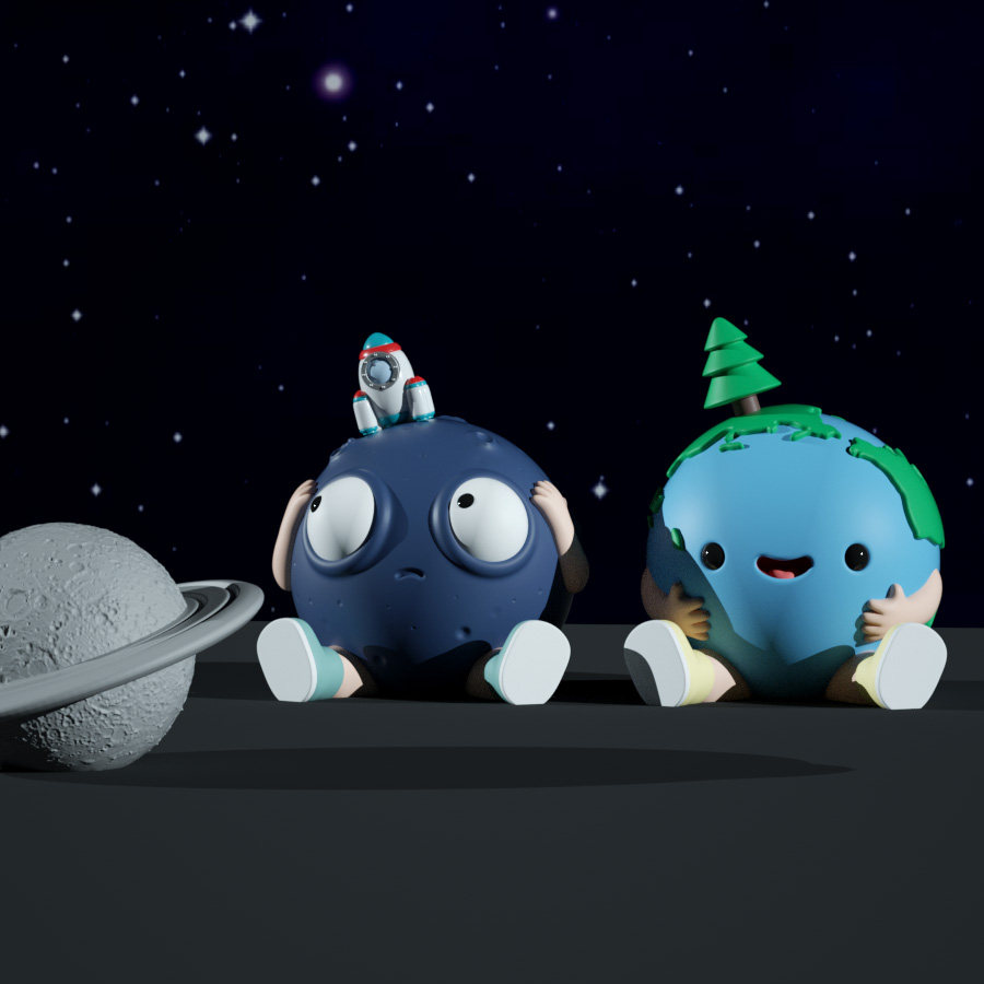 原创版权月球地球星球行星香薰石膏diy手工硅胶模具车载家居摆件