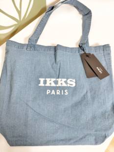法国ikks牛仔包带内衬