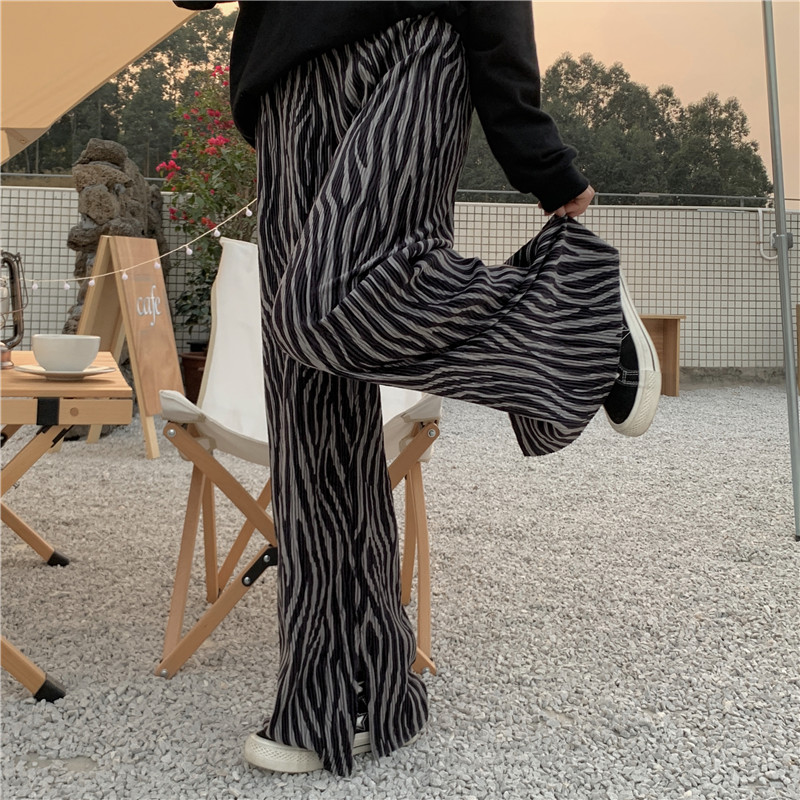 Real price retro wide leg casual pants