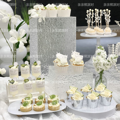 色婚礼订婚宴甜品装饰贴纸推推乐