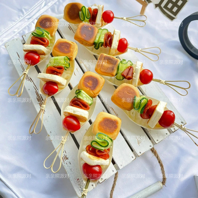 船型木皮纸托一次性创意纸船盒