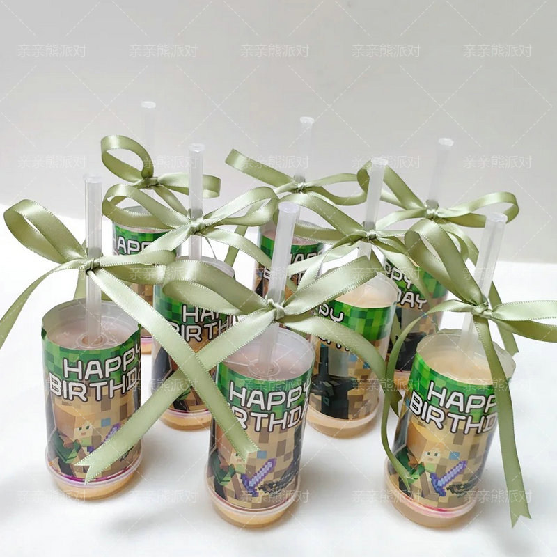 我的世界蛋糕装饰摆件推推乐贴纸