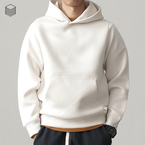 高端兰精莫代尔空气层连帽卫衣