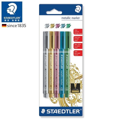 德国施德楼请帖5色色装马克笔