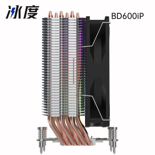 冰度6铜管12CM静音CPU散热器