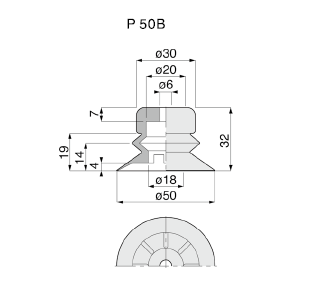 原装PISCO GINIER真空吸盘VP50BN/VP50BS/VP50BSE/VP50BNE/VP50BF