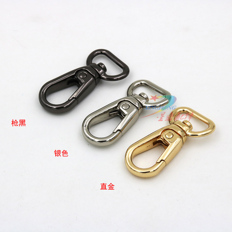 LEATHER GOODS DIY TOOLS HANDMADE LEATHER ART COW LEATHER LUGGAGE HARDWARE ACCESSORIES HOOK BUCKLE KEY CHAIN DOG BUCKLE LOBSTER BUCKLE