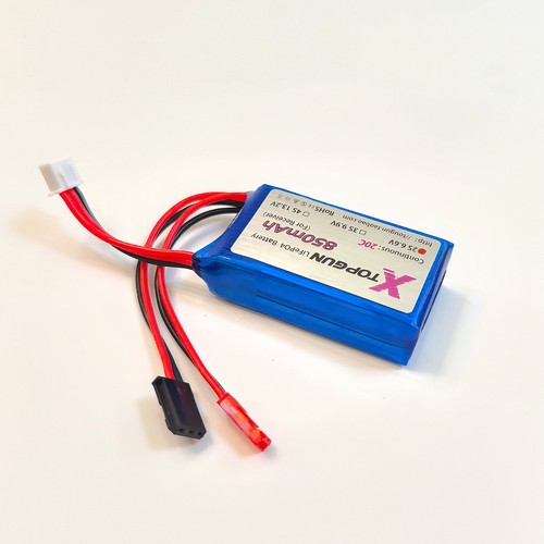 TOPGUN磷酸铁锂电池life 2S接收机电池  850mAh 6.6V海模帆船电池