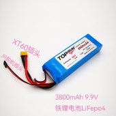 磷酸铁锂电池3800mAh lifepo4 6.6V涡喷启动点火接收电池 9.9V