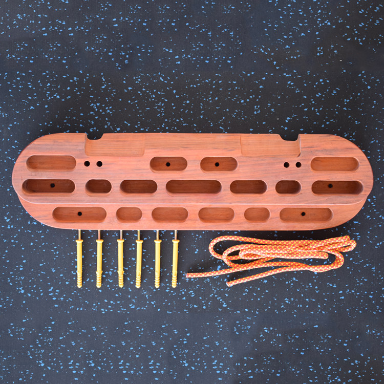 JIANGMOMO高端红花梨攀岩指力板小臂力量锻炼手指抓握力引体向上