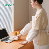 头透明加厚女防脏套袖 日本FaSoLa一次性袖 套防水防油厨房清洁护袖