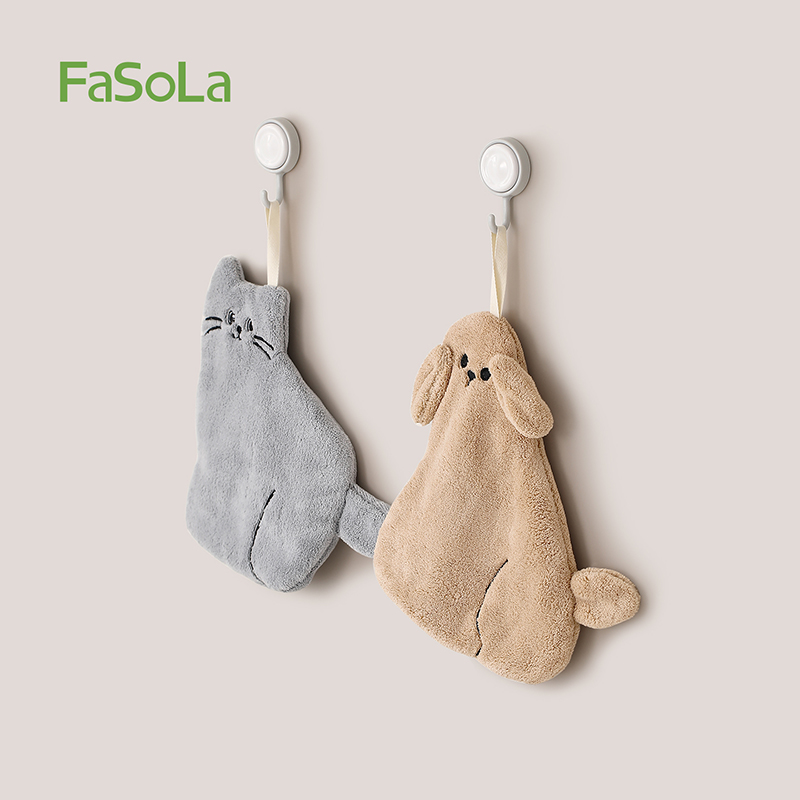 毛绒擦手巾加厚超强吸水厨房