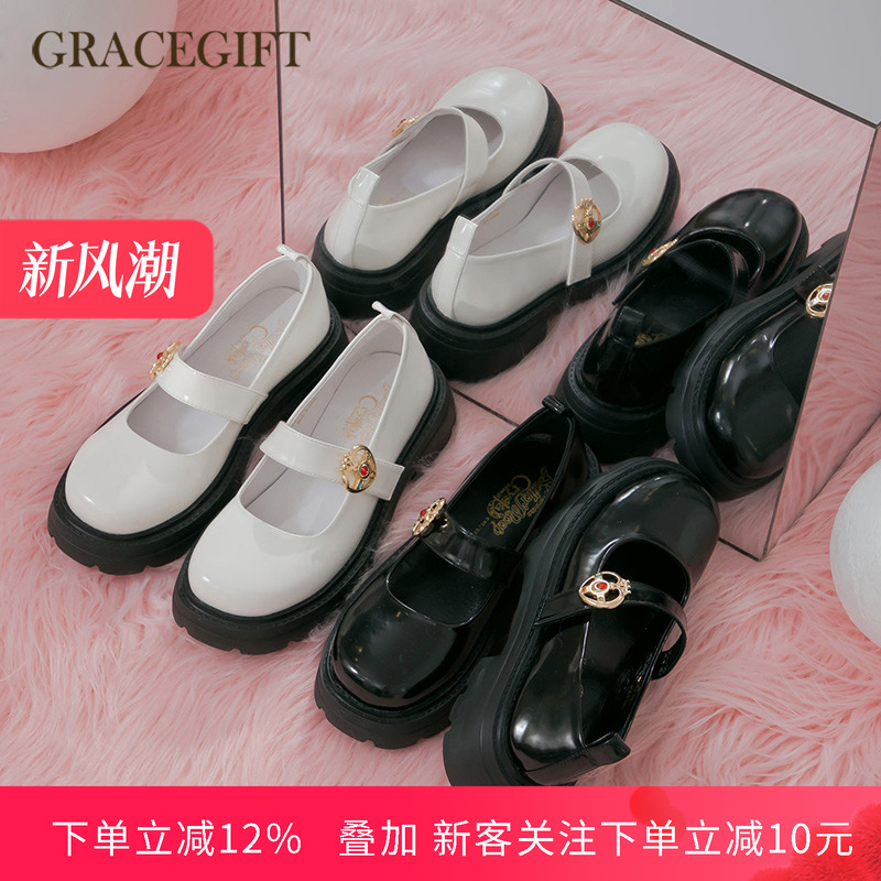 gracegift美少女战士玛丽珍鞋