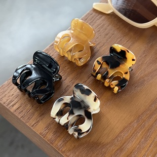 优雅醋酸头饰发夹后脑勺饰品气质高级感鲨鱼夹女 小南瓜抓夹