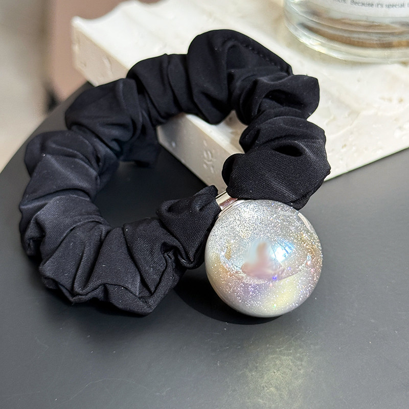 【晶莹球球】简约高档极光色简约发圈时尚高弹力不伤发头扎发绳