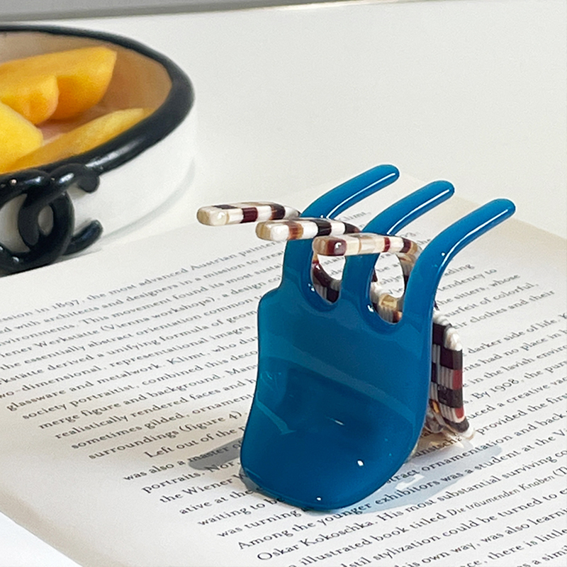 熙熙酱抓夹醋酸INS立体发夹