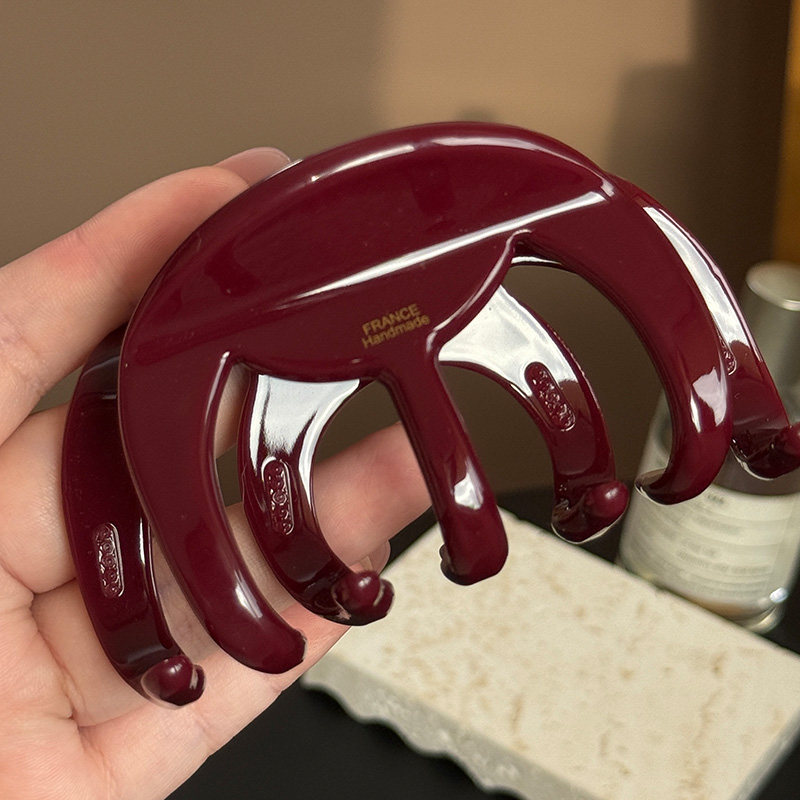 【安哥拉红】大发量加厚醋酸镂空抓夹简约金标鲨鱼夹辅助齿夹头饰,饰品/流行首饰/时尚饰品新,发饰,淘宝优惠券,粉丝福利购,淘宝优惠卷