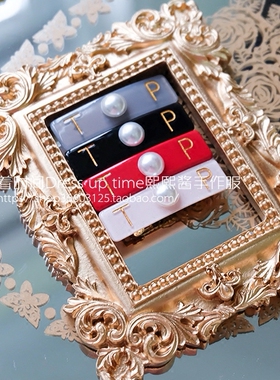 熙熙酱THEATRE PRO@UCTS复刻小精致的弹簧夹珍珠装饰大人气