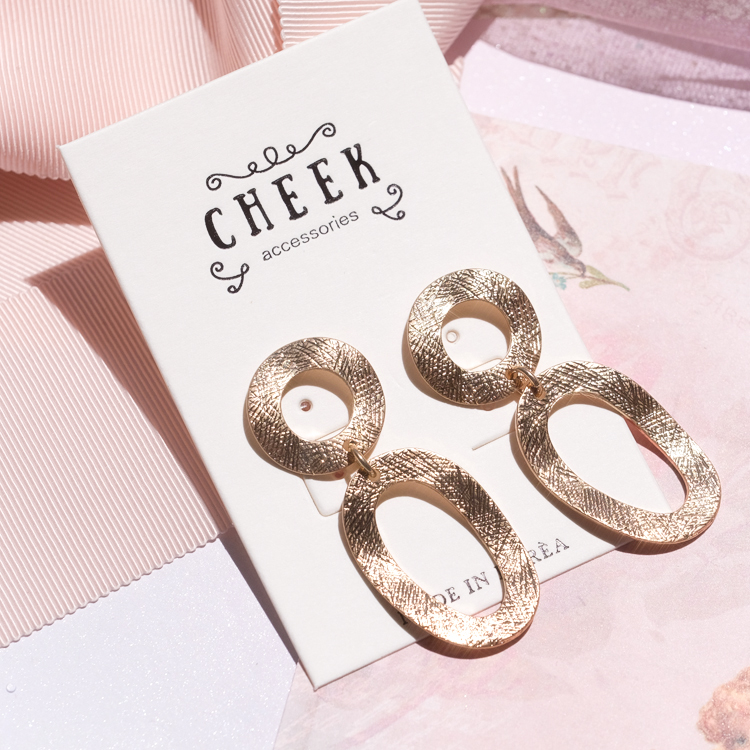 熙熙酱日本合金少女感耳环