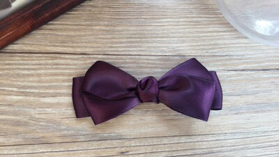 韩版手工纯色百搭头饰卡子