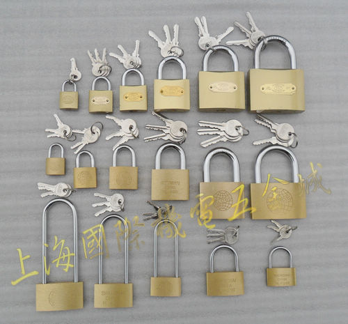 九州挂锁25-75mm铜挂锁32挂锁38铁挂锁40仿铜50加厚63门鼻子小锁