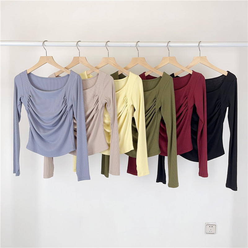 舞蹈服上衣女新款现代舞练功服日常可穿长袖中国古典舞形体练功服