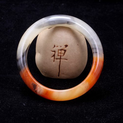 黄龙玉手镯玉仙黄龙玉金砂料玉石