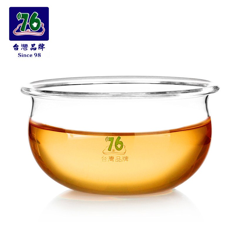 台湾76玻璃茶杯小杯子小玻璃杯功夫茶具小茶杯品茗杯透明喝茶杯子