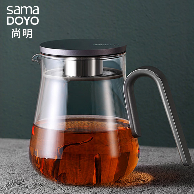 尚明高端耐高温玻璃茶壶可电加热