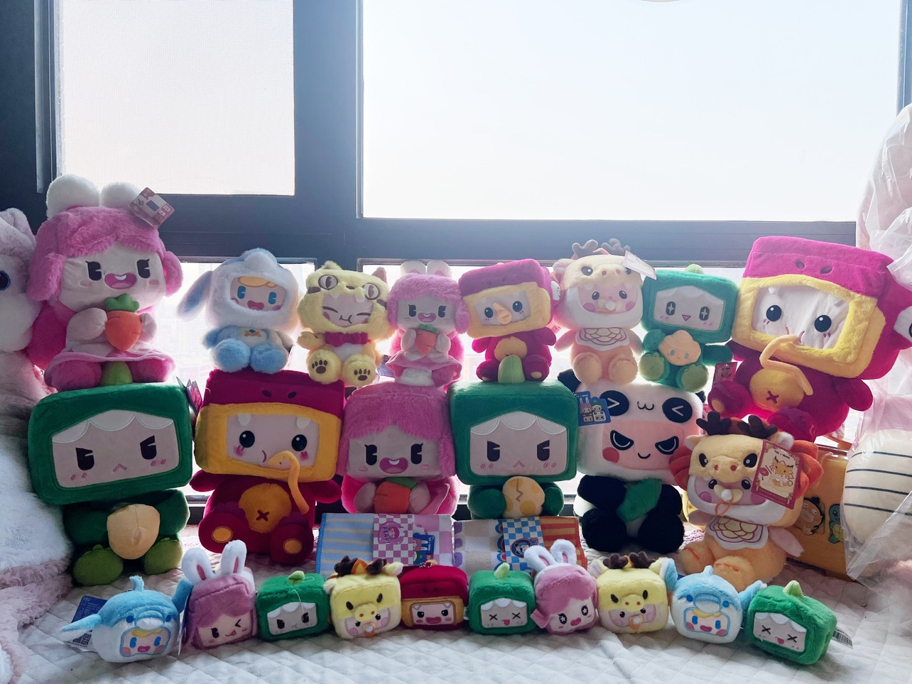 大玩家迷你世界娃娃联名玩偶迷斯拉胖哒熊孩子兔美美毛绒玩具可爱