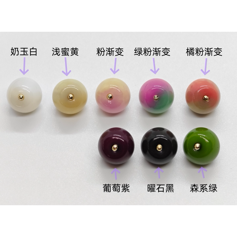 鎏金小点纽扣复古汉服手手工DIY