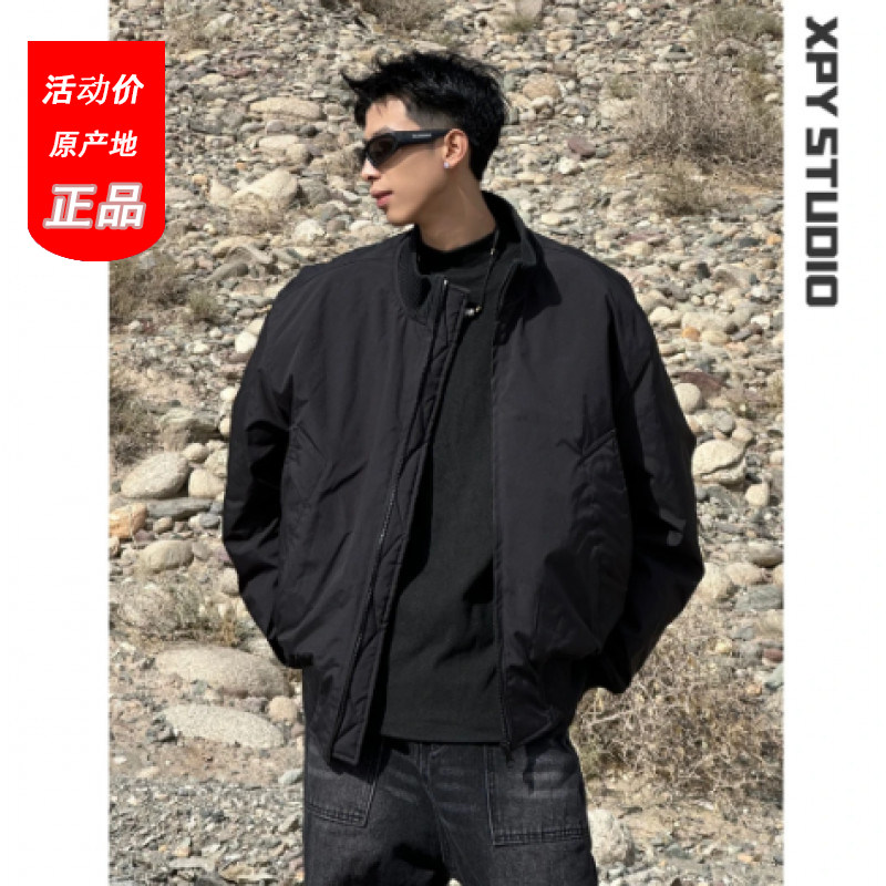 立领百搭外套冬季保暖美式棉衣