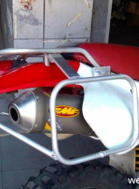 高强度铝合金材质摩托车XR650R专用旅行边箱边包后货架行李架